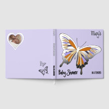 Vlinder Zoete Palet Baby Shower Zilver Folie