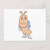 Vlinder zonder Vleugels Briefkaart (Voorkant)