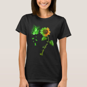 Vlinder Zonnebloem Hersenschade Bewustzijn T-shirt