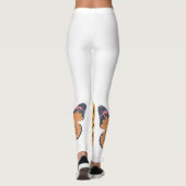 Vlinder & Zonnebloem Leggings – Levendig en Stijl (Achterkant)