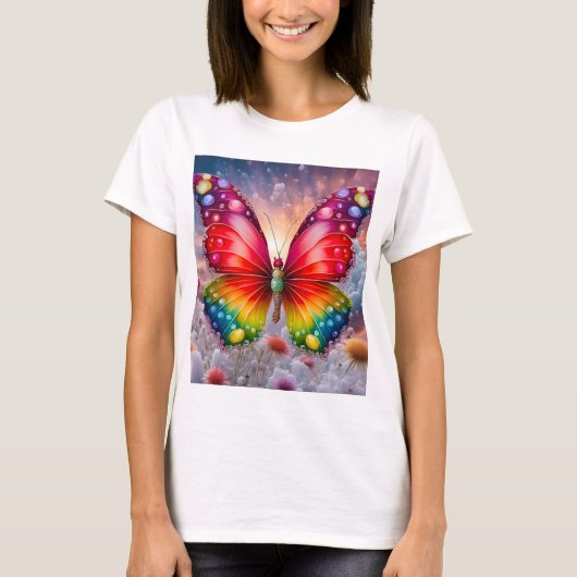 Vlinder Zonneschijn T-shirt (Voorkant)