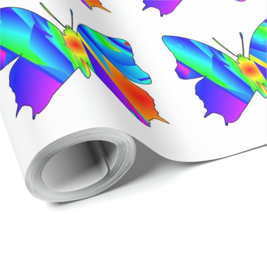 Vlinder Zonsondergang Inpakpapier (Rol Hoek)