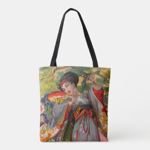 Vlinderaanraking Tote Bag