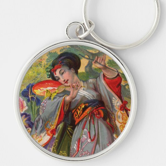 Vlinderaanziger sleutelhanger (Voorkant)
