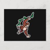 vlinderaap briefkaart (Voorkant)