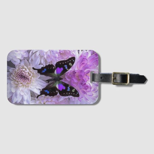 vlinderacryl-Bagagelabel Bagagelabel (Voorkant (horizontaal))