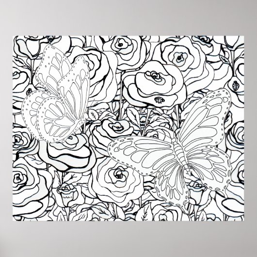 Vlinderalchemie Poster (Voorkant)