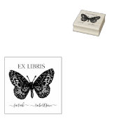 Vlinderbibliotheekstempel Rubberstempel (Gestempeld)