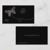 vlinderbizcard visitekaartje (Voorkant / Achterkant)