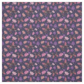  vlinderblauw flessenpatroon stof (Swatch)