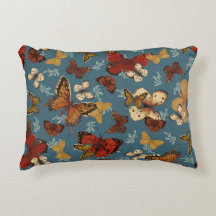 Vlinderblauw naadloos patroon