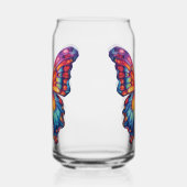 Vlinderblauw Sinaasappels vleugels Blikvorm Glas (Rechts)