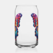 Vlinderblauw Sinaasappels vleugels Blikvorm Glas (Links)