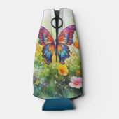 Vlinderblauw Sinaasappels vleugels Flesjeskoeler (Achterkant)