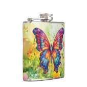 Vlinderblauw Sinaasappels vleugels Heupfles (Rechts)