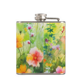 Vlinderblauw Sinaasappels vleugels Heupfles (Achterkant)