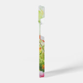 Vlinderblauw Sinaasappels vleugels iPhone Hoesje (Linkerkant)