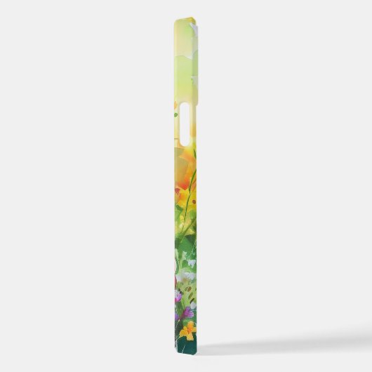 Vlinderblauw Sinaasappels vleugels iPhone Hoesje (Rechterkant)