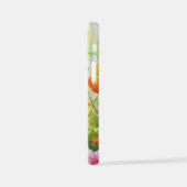 Vlinderblauw Sinaasappels vleugels iPhone Hoesje (Linkerkant)