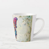 Vlinderblauw Sinaasappels vleugels Latte Mok (Rechts)