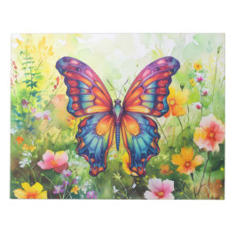 Vlinderblauw Sinaasappels vleugels Notitieblok