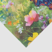 Vlinderblauw Sinaasappels vleugels Tissuepapier (Detail)