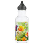 Vlinderblauw Sinaasappels vleugels Waterfles (Rechts)