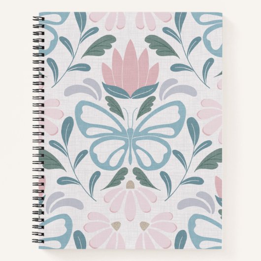 Vlinderbloei (op grote schaal) notitieboek (Voorkant)