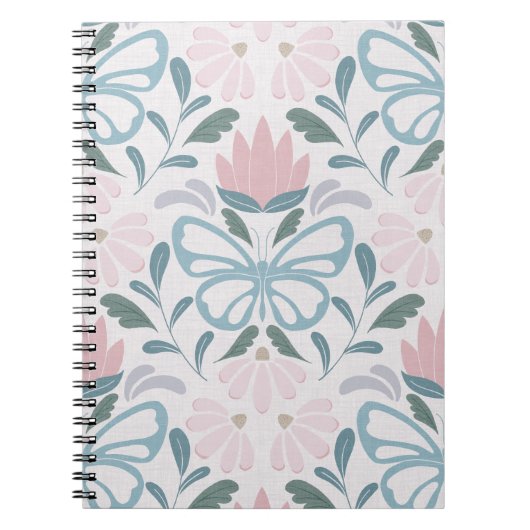 Vlinderbloei (op grote schaal) notitieboek (Voorkant)