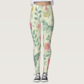 Vlinderbloei: pastellente vlinders leggings (Voorkant)