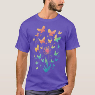 vlinderbloembloem vlinderbloemtuin t-shirt