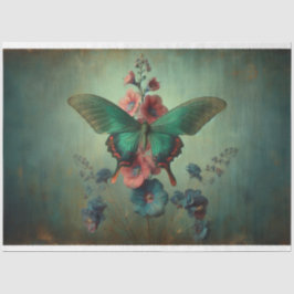 vlinderbloemdecoupage tissuepapier