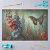 vlinderbloemdecoupage tissuepapier (Craft)