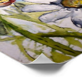 vlinderbloemen schilderen poster afdrukken (Hoek)