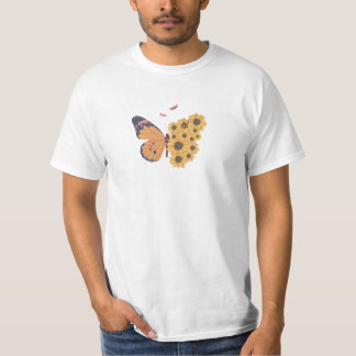 vlinderbloemen t-shirt