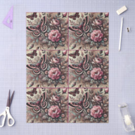 Vlinderbloemen Vlinders grillige ontkoppeling Tissuepapier