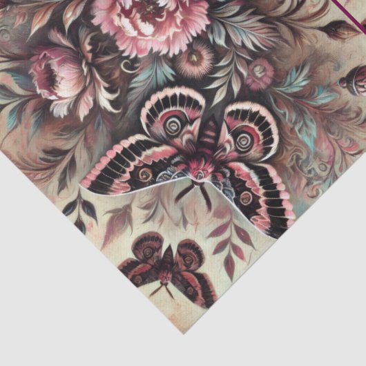 Vlinderbloemen Vlinders grillige ontkoppeling Tissuepapier (Detail)