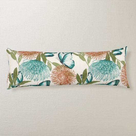 vlinderbloemenkussen lichaamskussen (Achterkant)