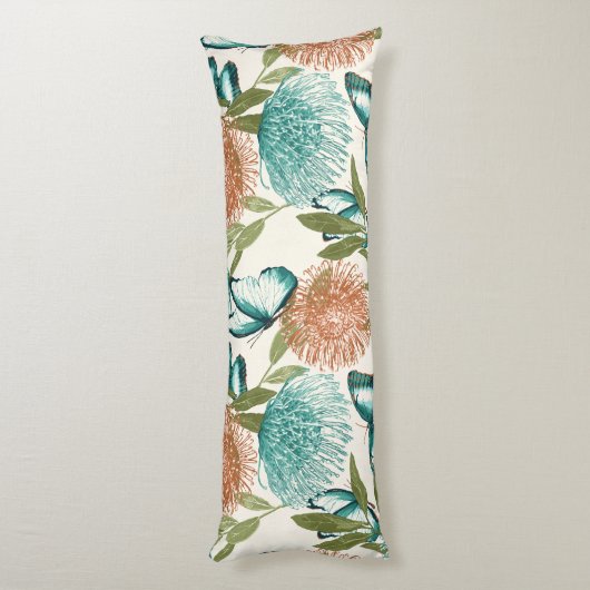 vlinderbloemenkussen lichaamskussen (Achterkant (Verticaal))