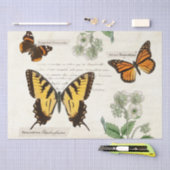 vlinderbloemetjesmonarch gekleurde Dame Tissuepapier (Craft)