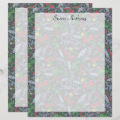  vlinderbloemig marigolantiepapier (Voorkant / Achterkant)