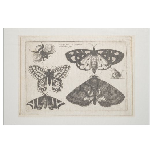 vlinderbloemige bijen (65) stof (Fat Quarter)