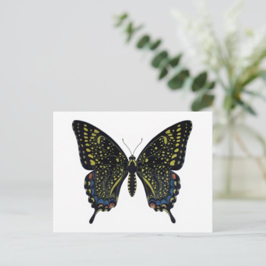 Vlinderbloemige Briefkaart (Staand voorkant)