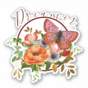 Vlinderbloemigen, aangepast sticker