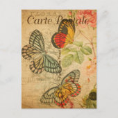  vlinderbloemigen Franse bloemen Briefkaart (Voorkant)