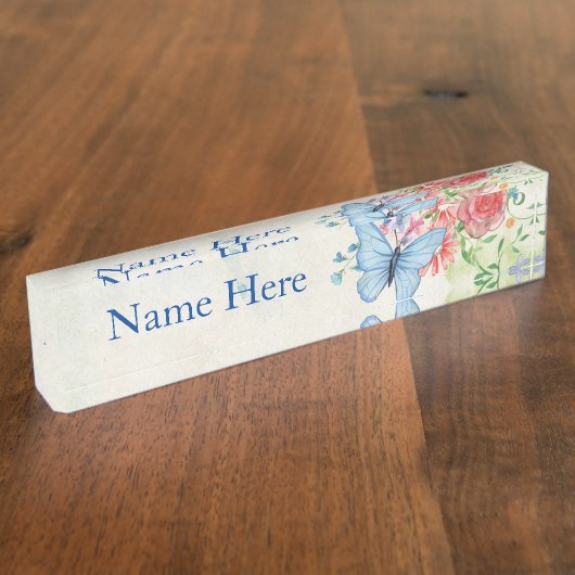  vlinderbloemigen naambordje (Zijkant)