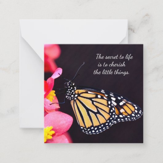 Vlinderbloemigen Notitiekaartje (Voorkant)