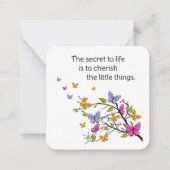 Vlinderbloemigen Notitiekaartje (Voorkant)