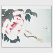 Vlinderbloemkafdruk Japans houtblok Vlinkpapier Cadeaupapier (Vlak)