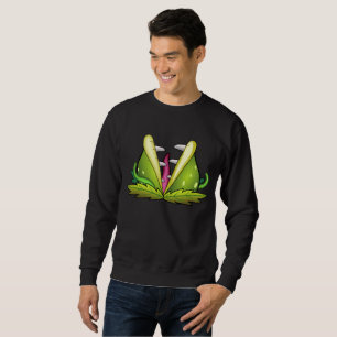 vlinderbloemmonster mannen sweatshirt